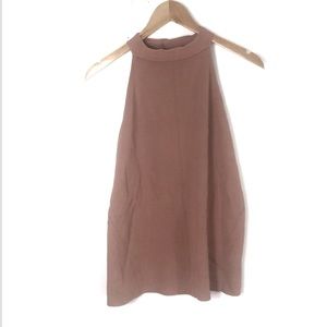 Eva Mendes blush sleeveless blouse size XL